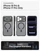 Чехол Spigen Ultra Hybrid MagFit для iPhone 17 Pro/18 Pro Frost Black (ACS12160) - изображение 14