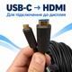 Оптоволоконный кабель Type-C - HDMI 2.0 Stone 4K 60Hz AOC 5 м (ST-CHDFB-4K-5M) - изображение 4