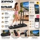 Складана електрична бігова доріжка Zipro Newlite Walking Pad 2-в-1, домашній компактний кардіотренажер для бігу та ходьби (12 км/год, 110 кг) - изображение 4