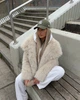Шуба вкорочена - Classyme - XS - Кремовий - (22sh) - зображення 4