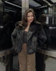 Шуба вкорочена - Classyme - L - Чорний - (22sh) - зображення 3