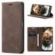 Чехол-книжка CaseMe из нубука для Xiaomi Redmi Note 14 Pro 4G Тёмно-коричневый - изображение 10