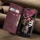 Чехол-книжка CaseMe из нубука для Xiaomi Redmi Note 14 Pro 4G Бордовый - изображение 8
