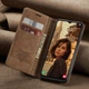 Чехол-книжка CaseMe из нубука для Samsung A33 Светло-коричневый - изображение 3