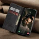 Чехол-книжка CaseMe из нубука для Samsung A33 Чёрный - изображение 6