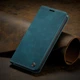 Чохол-книжка CaseMe із нубука для iPhone XS Бірюзовий - зображення 7