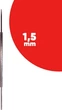 Коло алмазне відрізне Distar 1A1R 125x22.23H Perfect (4820245281387) - зображення 4