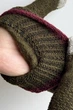 Перчатки подростковые вязаные сенсорные цвета хаки Fashion размер 152 см,164 см (219069) - изображение 3