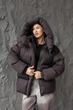 Зимова куртка Mila Nova К-404 48 шоколад - зображення 2