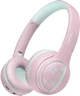 Dziecięce bezprzewodowe słuchawki LogiLink BT0073P Music Buddies różowe - obraz 1