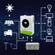 Гібридний інвертор Qoltec 11 кВт 48В 1-фазний (5901878538624) - зображення 4