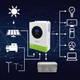 Гибридный инвертор Qoltec 6.2 кВт 48В 1-фазный 53861 (5901878538617) - изображение 8