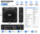 Активный сабвуфер для авто BOSCHMANN BM Audio BM-T10 10", 150 Вт RMS, 800 Вт MAX, 80 мм - изображение 6