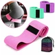 Спортивный набор тканевых фитнес-резинок 3 штуки Hip Resistance Bands с чехлом в комплекте, текстильные разноцветные ленточные эспандеры для фитнеса и растяжки - изображение 5