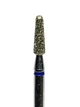 Алмазна фреза(бор) конус скруглений синій 2,5x8mm - изображение 2