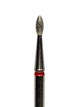 Алмазна фреза(бор) полумʼя червона 1,8x4,2mm - изображение 2