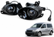 Линзованные противотуманные LED-фары Caddy III 2004-2010 фольксваген кадди, управление с телефона - изображение 3