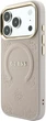 Etui na smartfon Guess Saffiano Peony & Ring MagSafe do Apple iPhone 18 Pro / Apple iPhone 17 Pro Różowe (3666339654542) - obraz 2