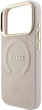 Etui na smartfon Guess Saffiano Peony & Ring MagSafe do Apple iPhone 18 Pro / Apple iPhone 17 Pro Różowe (3666339654542) - obraz 5