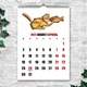 Календарь 2027 настенный перекидной КОТЫ БОЛЬШИЕ ЦИФРЫ 13 листов ENTERSTORE 42х29.7 см (ART 270135) - изображение 9