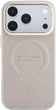 Etui na smartfon Guess Saffiano Peony & Ring MagSafe do Apple iPhone 18 Pro Max / Apple iPhone 17 Pro Max Różowe (3666339654559) - obraz 3
