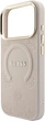 Etui na smartfon Guess Saffiano Peony & Ring MagSafe do Apple iPhone 18 Pro Max / Apple iPhone 17 Pro Max Różowe (3666339654559) - obraz 5