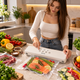 Акумуляторний вакуумний пакувальник Red Fish для продуктів з пакетами бездротовий портативний вакууматор для зберігання їжі - изображение 7