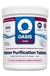 Таблетки для дезинфекции питьевой воды Oasis 1000 — банка 200 таблеток на 40 000 л (1 таблетка на 200 л, 1,67 г NaDCC) - изображение 1