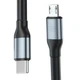 Кабель 3mk Hyper Cable N-SERIES USB-C / MicroUSB 1m QC 3.0 Black (5903108739214) - изображение 4