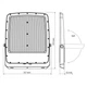 Прожектор Videx F5 300W 3000-5000-6500K 230V White (VL-F5-300CW) VIDEX VL-F5-300CW 1090725 - изображение 11