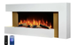 Электрокамин ArtiFlame Fjord AF52 2000 Вт до 30 м² с 3D-эффектом пламени Wi-Fi и пультом Настенный обогреватель с термостатом декоративными поленьями и камнями - изображение 4