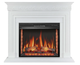 Каминокомплект ArtiFlame 1800 Вт до 30 м² белый с порталом Электрокамин 28 дюймов пристенный с пультом LED-пламенем обогревом для дома - изображение 2
