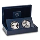 Колекційний набір срібних монет - "American Eagle San Francisco Two-Coin Silver Proof Set - Американський Орел Liberty" 2012 рік - изображение 1