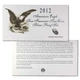 Колекційний набір срібних монет - "American Eagle San Francisco Two-Coin Silver Proof Set - Американський Орел Liberty" 2012 рік - изображение 5