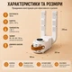 Складна електрична сушарка для взуття 150 Вт з таймером 30–120 хв та нагріванням близько 48 °C, біла - зображення 8
