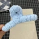 Заколка пушистая Краб для волос Blue (F94326178) - изображение 2