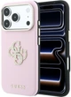 Чохол для смартфона Guess Smooth & Big Strass Logo для Apple iPhone 18 Pro / Apple iPhone 17 Pro Pink (3666339654382) - зображення 1