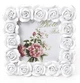 Фоторамка Sweet White "Белые Розы" квадратная 10.5х10.5см - изображение 1