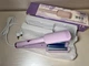 Плойка-волна для волос Multi-function Curler LR-288 32 мм турмалиновое керамическое покрытие Тройной стайлер щипцы-гофре для прически «пляжные волны» Сиреневый - изображение 5