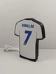 LED Нічник Лайтбокс Real Madrid Cristiano Ronaldo White Light Box (15,5х21х3см) Для Дому Світильник Реал Мадрид Кріштіану Роналду / Білий - изображение 5