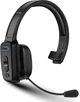 Беспроводная гарнитура LEAYU Bluetooth 5.2 с микрофоном и шумопоглощением (Черный) - изображение 1