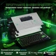 Ігрова Клавіатура ATTACK SHARK R85 HE Black-green ENG + UA Магнітні світчі. Дротова, Кастомний lightbox, 8000Hz/s. RGB Підсвічування, Switch 0.005mm. Rapid Trigger - изображение 6