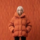 Ткань плащевая жатка IDEIA 150 см 130 гр/м2, 100% полиэстер, для курток, плащей и верхней одежды терракот - изображение 8
