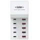 Сетевое зарядное устройство Addap WLX-T6 10 USB-портов 50W огнеупорное белое - изображение 13