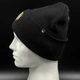 Зимняя черная шапка 47 Brand Chicago Blackhawks H-HYMKR04ACE-BKA - изображение 4