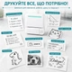Міні термопринтер Bluetooth для друку наклейок, етикеток, фото та нотаток Android, iOS - зображення 3
