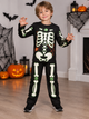 Карнавальний костюм – скелет на Хелловін комбінезон для Halloween з флуоресцентними елементами 12-14 років - зображення 1