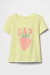 Комплект: футболка и шорты Gap 80-86(см) Желтый (158353) - изображение 4