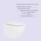 Готовое решение Qtap для ванной комнаты: подвесной унитаз Jay Rimless 485x360x320 + комплект инсталляции Standard (линейная кнопка Black) - изображение 3