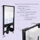 Готовое решение Qtap для ванной комнаты: подвесной унитаз Swan Ultra Quiet 485x360x320 + комплект инсталляции Standard (линейная кнопка White) - изображение 4